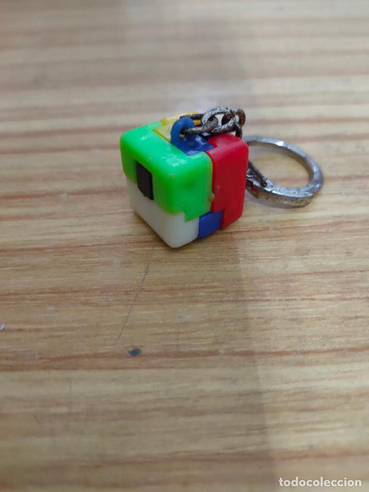 Coleccionismo de llaveros: Llavero puzzle / rompecabezas con forma de cubo - Foto 2