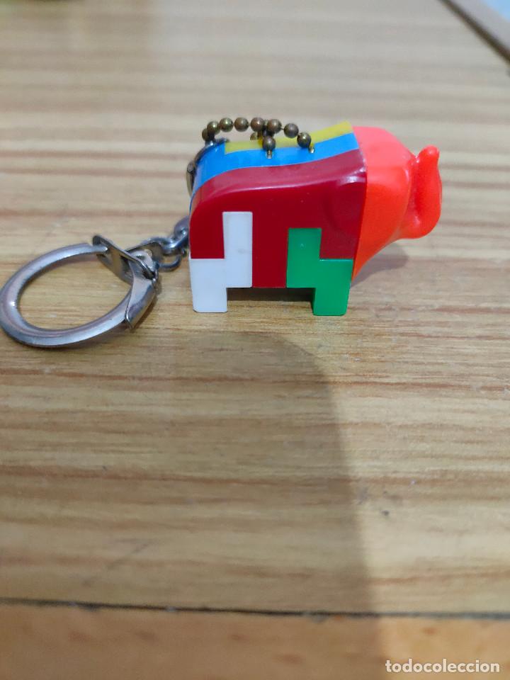 Coleccionismo de llaveros: Llavero puzzle / rompecabezas con forma de elefante - Foto 2