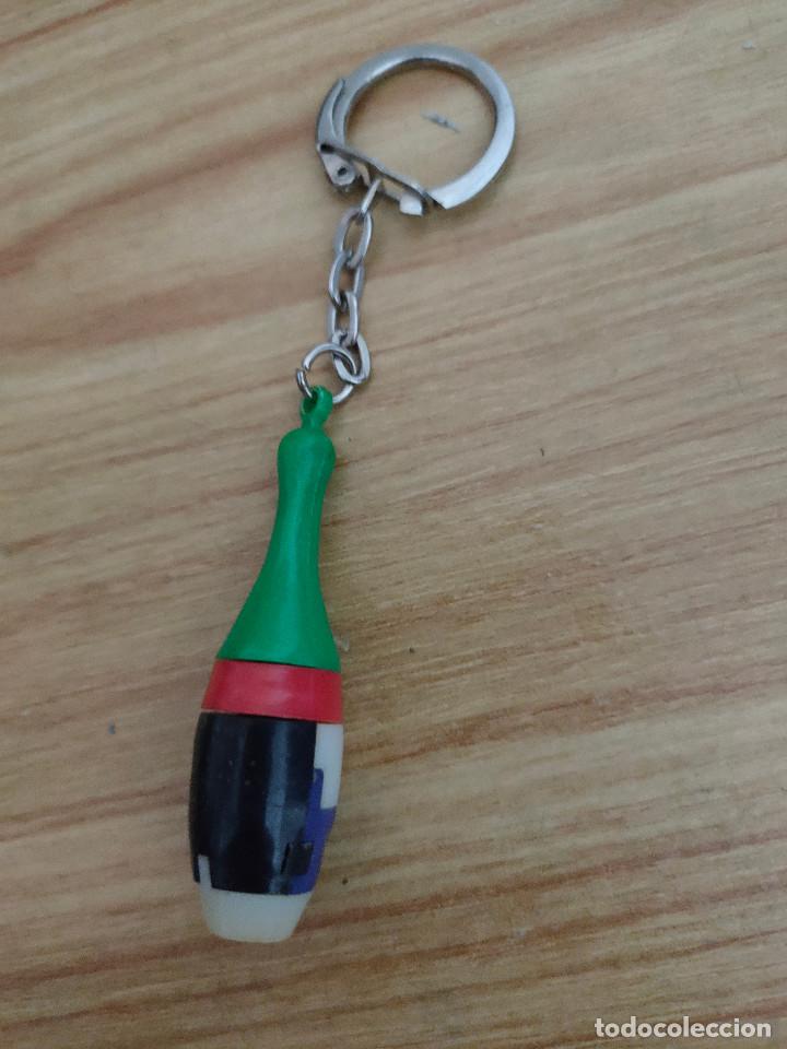 Coleccionismo de llaveros: Llavero puzzle / rompecabezas con forma de bolo - Foto 2
