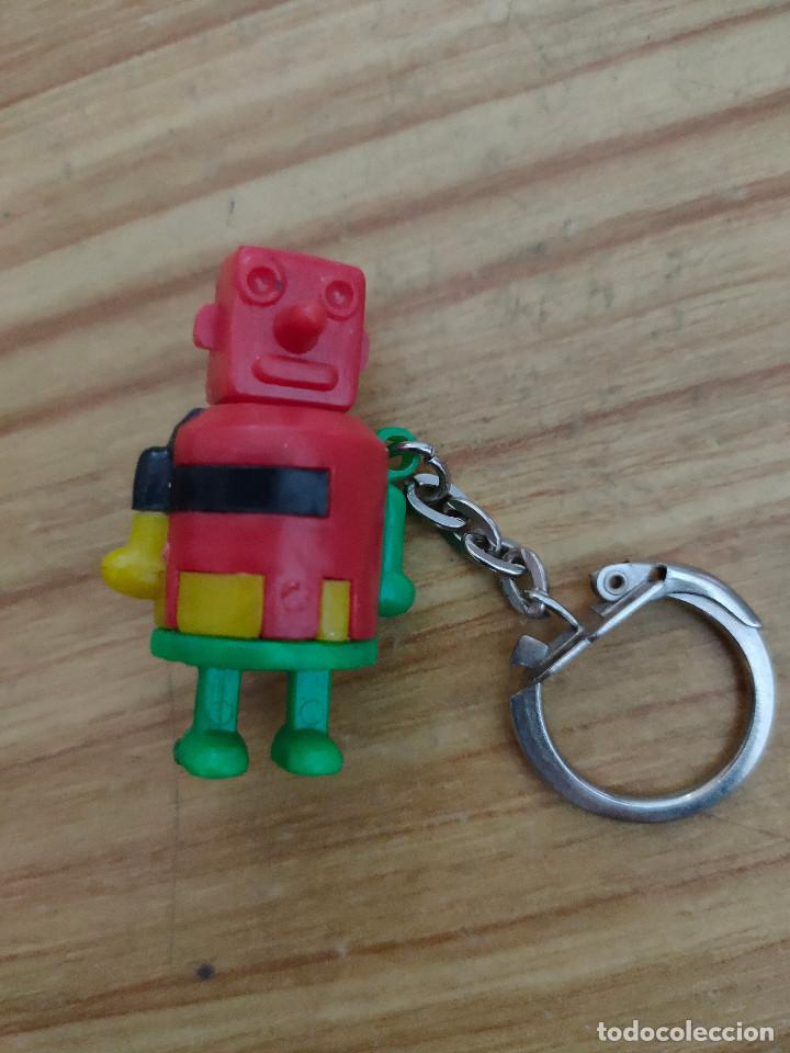 Coleccionismo de llaveros: Llavero puzzle / rompecabezas con forma de robot - Foto 1