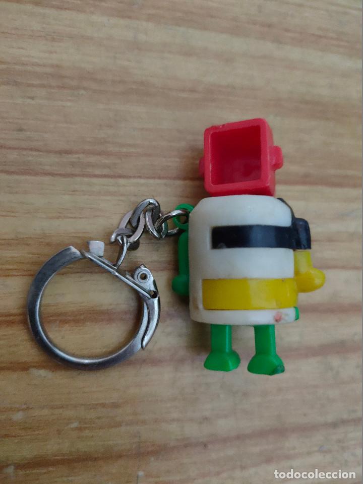 Coleccionismo de llaveros: Llavero puzzle / rompecabezas con forma de robot - Foto 2