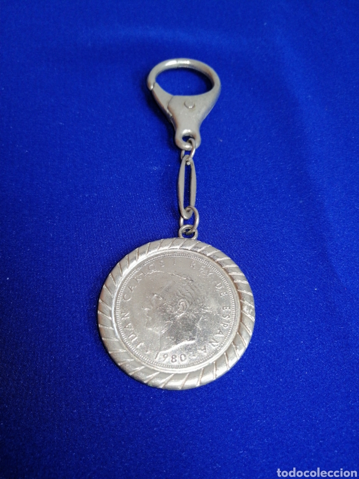 Coleccionismo de llaveros: LLAVERO MONEDA 100 PESETAS - Foto 1