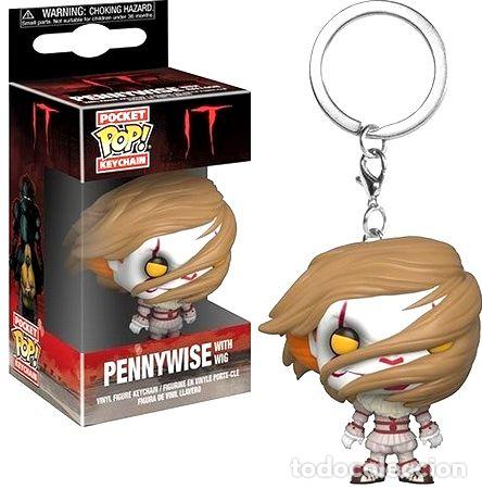 Coleccionismo de llaveros: funko pop llavero it pennywise with wig dgl gamescomics