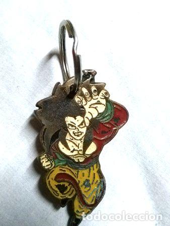 Coleccionismo de llaveros: llavero de bronce goku 4ta dragon ball gt