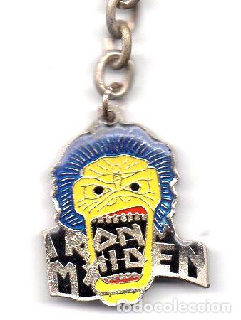 Coleccionismo de llaveros: musica iron maiden llavero