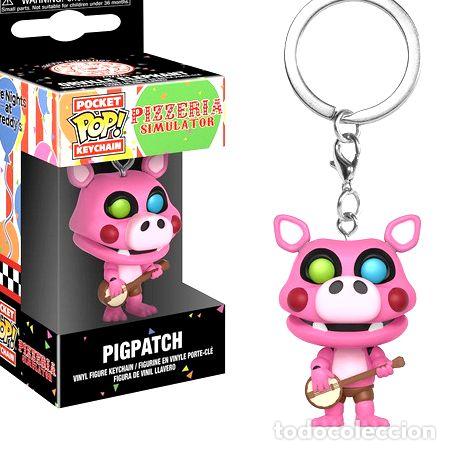 Coleccionismo de llaveros: funko pop pocket llavero five nights pizza sim pigpatch