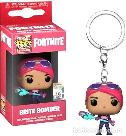 Coleccionismo de llaveros: llavero funko pocket pop brite bomber fortnite original