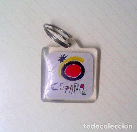 Coleccionismo de llaveros: llavero espana de acrilico con dibujo de joan miro