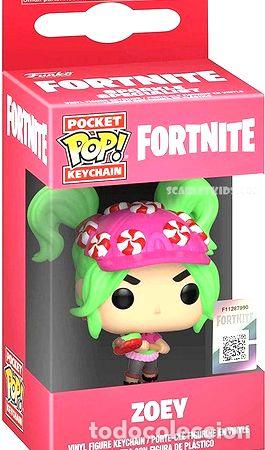 Coleccionismo de llaveros: funko pop llavero fortnite zoey original scarlet kids