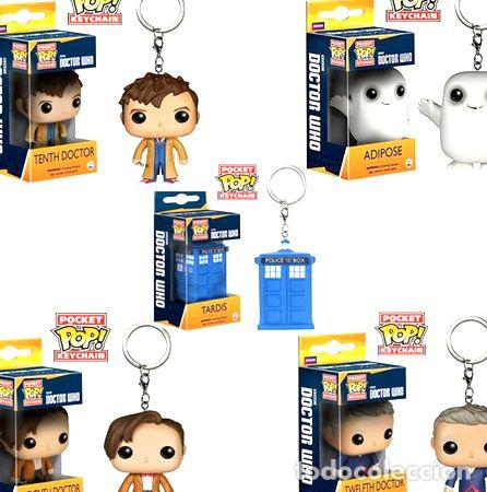 Coleccionismo de llaveros: funko pop llavero kaychain dr who 5 modelos