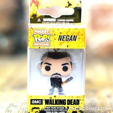 Coleccionismo de llaveros: pocket funko pop llavero negan walking dead magic4ever