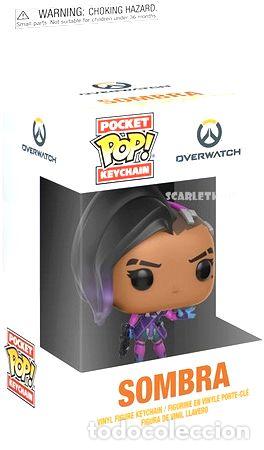 Coleccionismo de llaveros: funko pop llavero overwatch sombra original scarlet kids