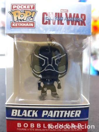Coleccionismo de llaveros: llavero funko pop civil war black panther