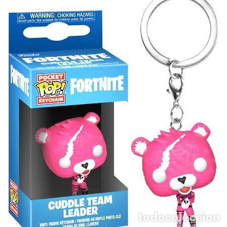 Coleccionismo de llaveros: funko pop pocket llavero fortnite cuddle team leader gamer