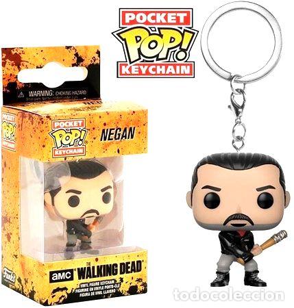 Coleccionismo de llaveros: pocket pop keychain llavero negan the walking dead funko