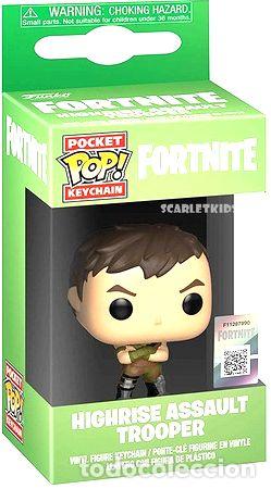 Coleccionismo de llaveros: funko pop llavero fortnite highrise assault trooper original
