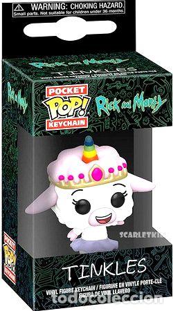 Coleccionismo de llaveros: llavero funko pop rick and morty tinkles keychain scarlet