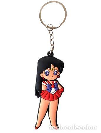 Coleccionismo de llaveros: llavero de goma rei hino sailor mars anime sailor moon