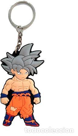 Coleccionismo de llaveros: llavero de goma goku ultra instinto anime dragon ball