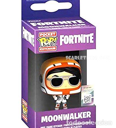 Coleccionismo de llaveros: funko pop llavero fortnite moonwalker original scarlet kids