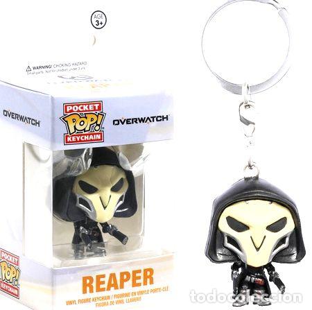 Coleccionismo de llaveros: funko pop llavero keychain reaper de overwatch regalosleon