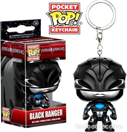 Coleccionismo de llaveros: funko pop llavero power rangers black ranger dgl games