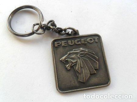 Coleccionismo de llaveros: llavero antiguo insignia peugeot 404 504 604 metal