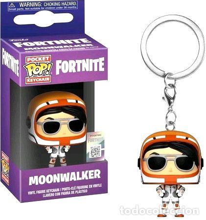 Coleccionismo de llaveros: funko pop pocket fortnite moonwalker original cellplay