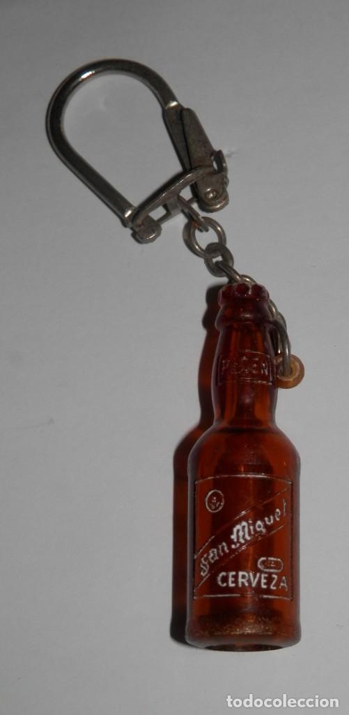 Coleccionismo de llaveros: LLAVERO DE LA CERVEZA SAN MIGUEL