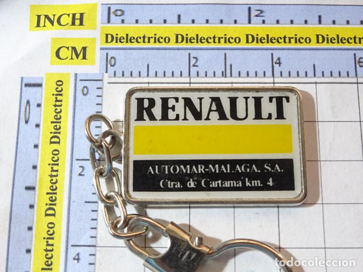 Collection of Keychains: LLAVERO DE COCHES MOTOS. RENAULT CONCESIONARIOS M&Aacute;LAGA