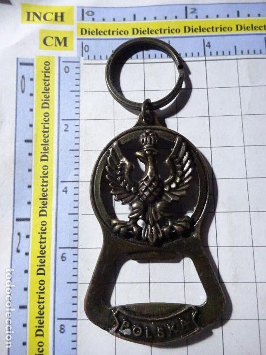 Collection of Keychains: LLAVERO DE TURISMO. ABRIDOR DE BOTELLINES POLONIA