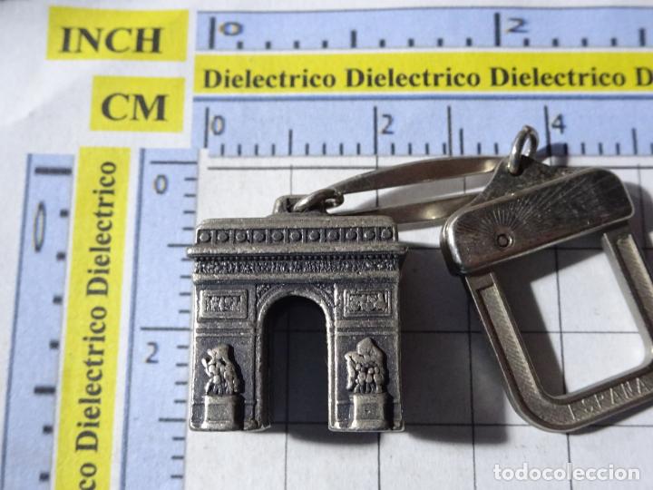 Collectionnisme de portes-cl&eacute;s: LLAVERO DE MINIATURAS FIGURITAS. TURISMO ARCO DEL TRIUNFO, PARIS FRANCIA