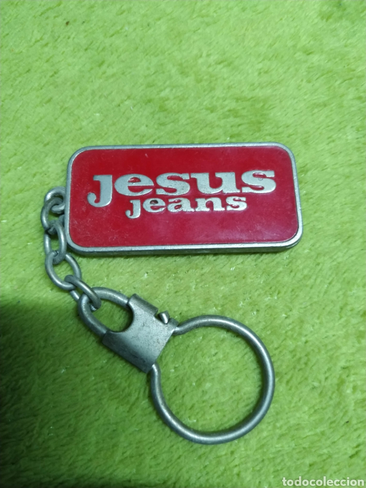 Collezionismo di Portachiavi: Llavero keychain Jes&uacute;s jeans ropa pantalones