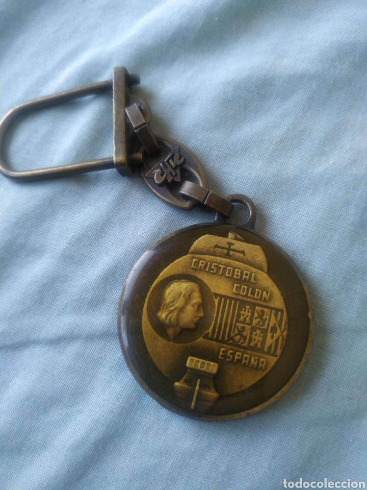 Coleccionismo de llaveros: Llavero keychain Quinto Centenario del Descubrimiento de Am&eacute;rica Crist&oacute;bal Col&oacute;n Espa&ntilde;a