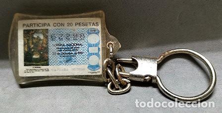 Coleccionismo de llaveros: LLAVERO DE METACRILATO BILLETE LOTERIA - PELUQUERIA MARI CARMEN, SEVILLA - LLAV-13488 - B-402