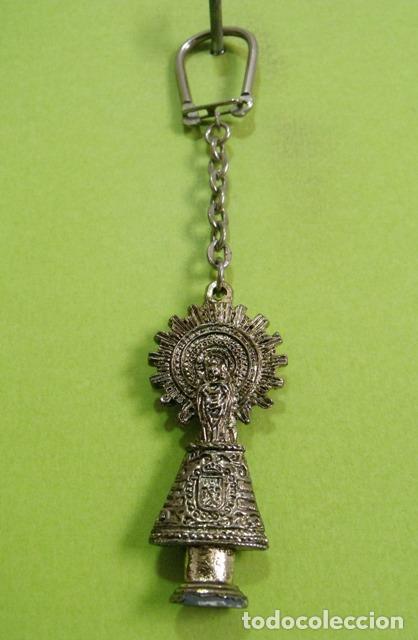 Coleccionismo de llaveros: Llavero Figura Recuerdo Virgen del Pilar - Zaragoza