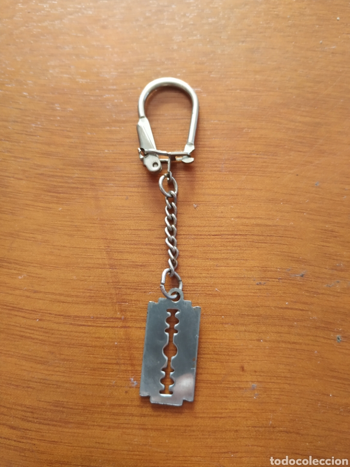 Coleccionismo de llaveros: Llavero cuchilla de afeitar . - Foto 1