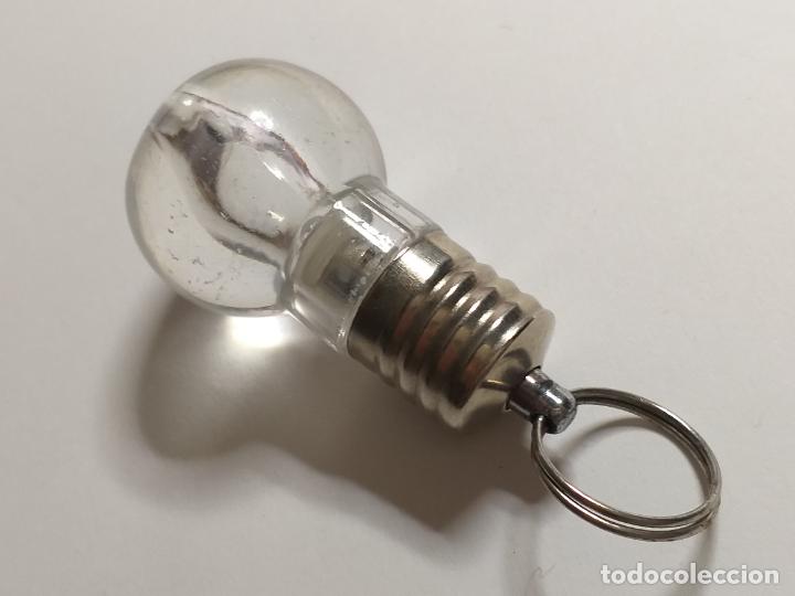 Collectionnisme de portes-cl&eacute;s: Llavero en forma de bombilla