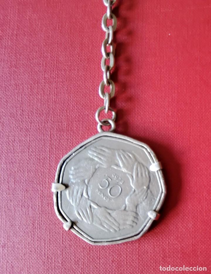 Coleccionismo de llaveros: LLAVERO CON MONEDA INGLESA - Foto 6