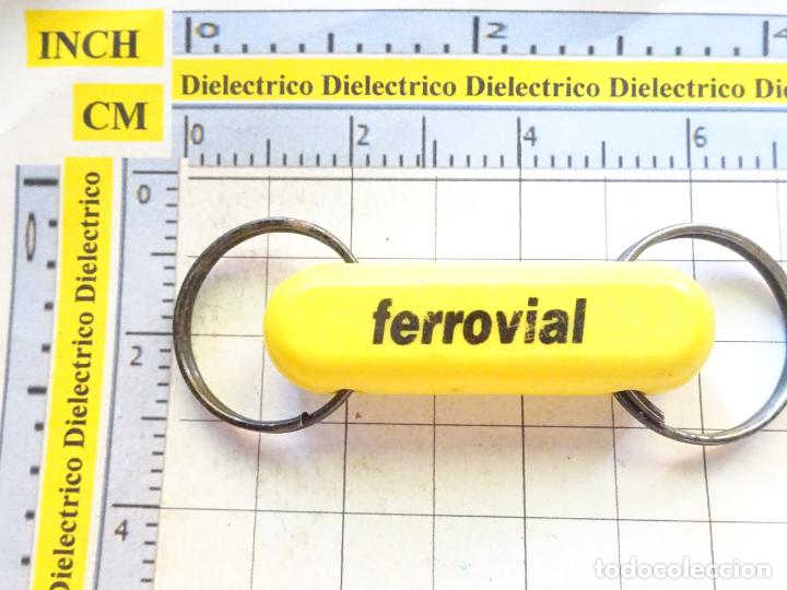 Coleccionismo de llaveros: LLAVERO. CONSTRUCTORA FERROVIAL - Foto 1