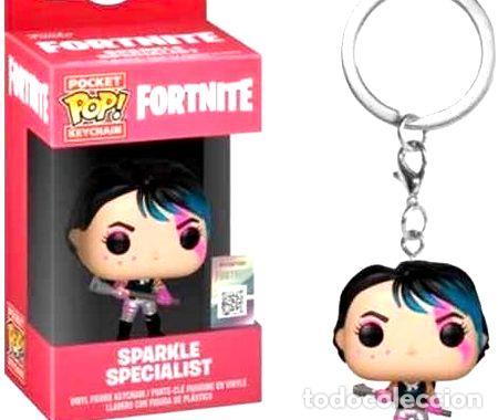Coleccionismo de llaveros: funko pop llavero sparkle specialist fortnite