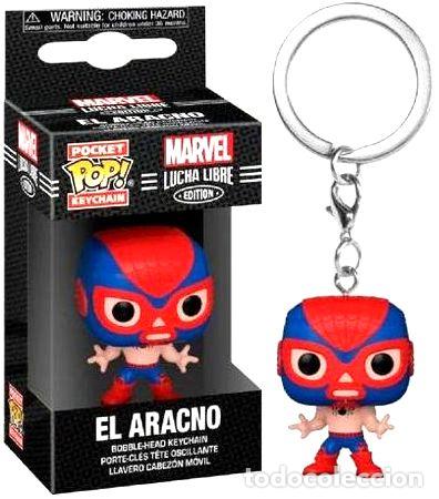 Coleccionismo de llaveros: llavero funko pop marvel luchadores spider man