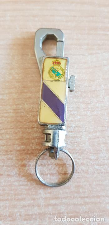 Collectionnisme de portes-cl&eacute;s: Llavero del Real Madrid. F&uacute;tbol. Mosquet&oacute;n del R. Madrid