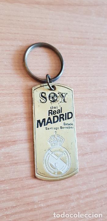 Collectionnisme de portes-cl&eacute;s: Llavero soy del Real Madrid. Estadio Santiago Bernab&eacute;u. F&uacute;tbol