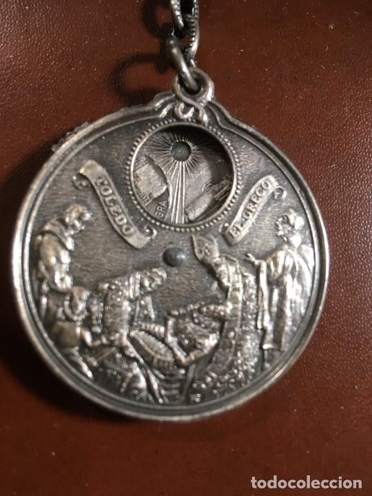 Coleccionismo de llaveros: Llavero de Toledo El Greco, gira imagenes varios monumentos 4,5 di&aacute;metro bien conservado