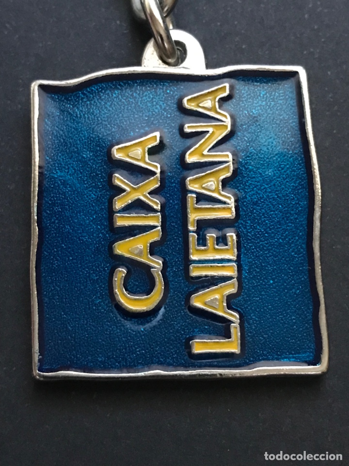 Colecionismo de porta-chaves: CAIXA LAIETANA 125 ANIVERSARIO - LLAVERO ANTIGUO - BANCOS CAJAS DE AHORROS