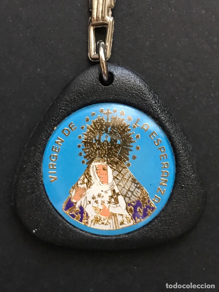 Colecionismo de porta-chaves: VIRGEN DE LA ESPERANZA - LLAVERO ANTIGUO - IGLESIA RELIGIOSO RELIGION