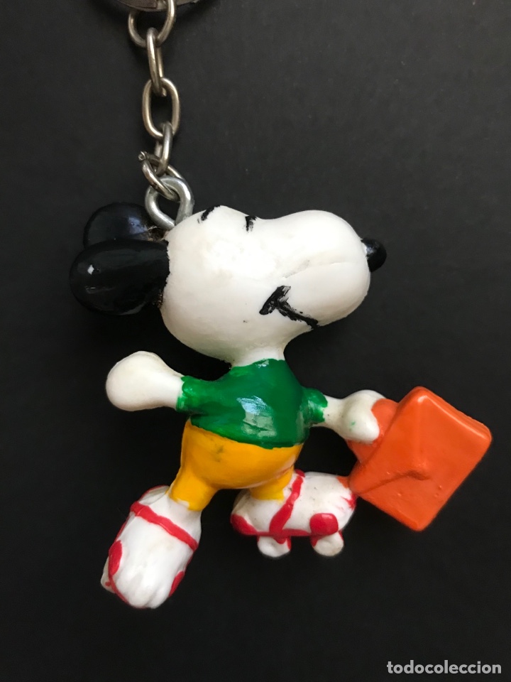 Coleccionismo de llaveros: SNOOPY PATINADOR - LLAVERO ANTIGUO - GOMA PVC