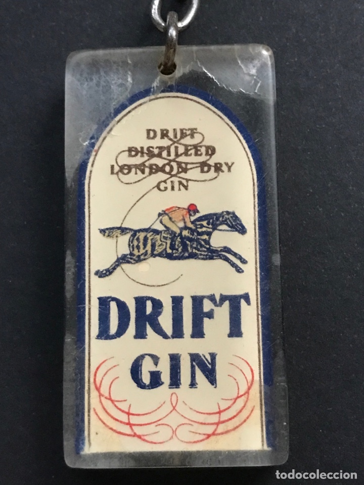 Collection of Keychains: DRIFT GIN LONDON - LLAVERO ANTIGUO - BEBIDA PUBLICIDAD PROMOCIONAL