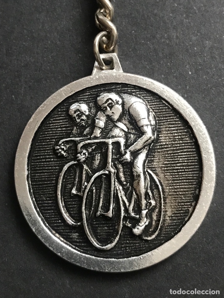 Coleccionismo de llaveros: CICLISTA CICLISMO LLAVERO - ANTIGUO ORIGINAL